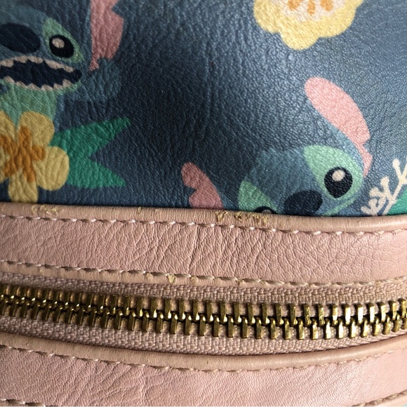 Disney Loungefly Mini Backpack- Stitch and Scrump w/ matching wallet - Picture 4 of 15